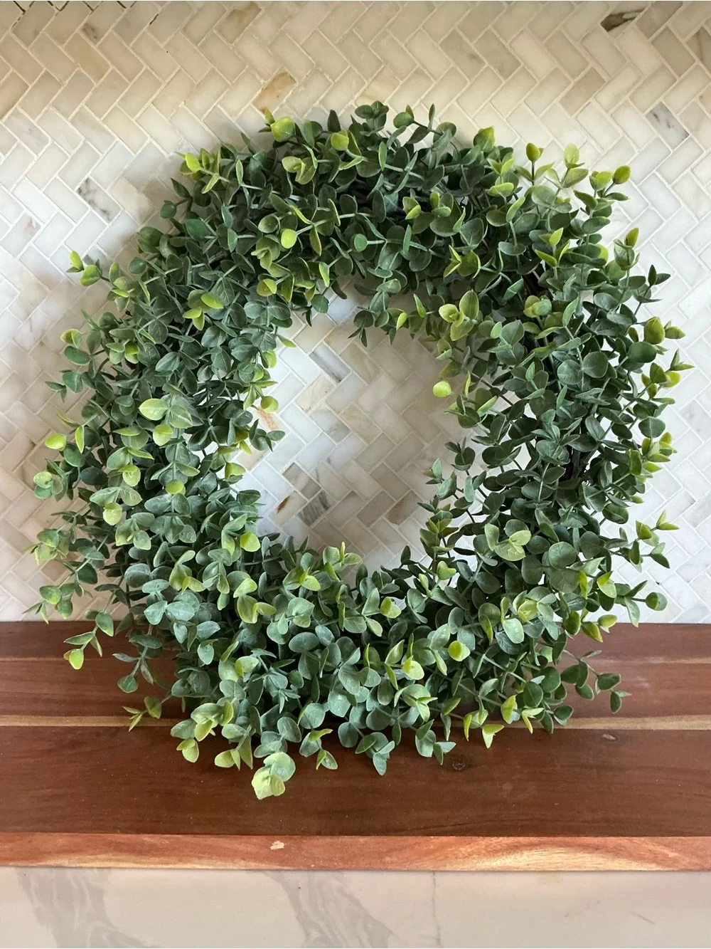 Green Boxwood Wreath -